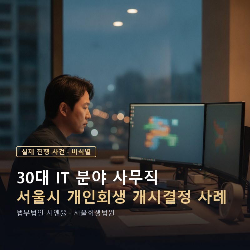 개인회생 변제금 조회, 미리 계산해 볼 수 있을까｜서울 30대 개시결정 사례 — 이해를 돕기 위한 연출 이미지
